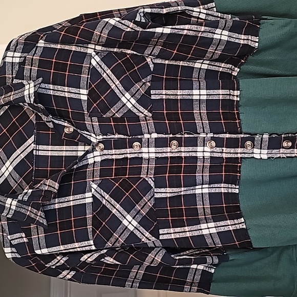 HP🥳 Peach Love Cali, oversized button down shirt, Large - Picture 5 of 11